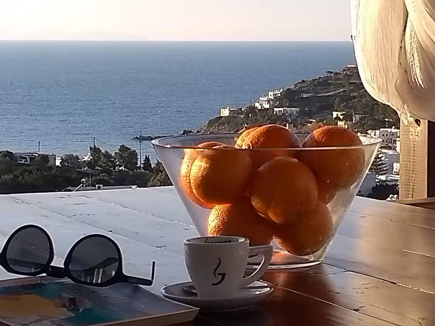 silvermoon-luxury-house-syros-kini-Waiting the magic sunset of Aegean